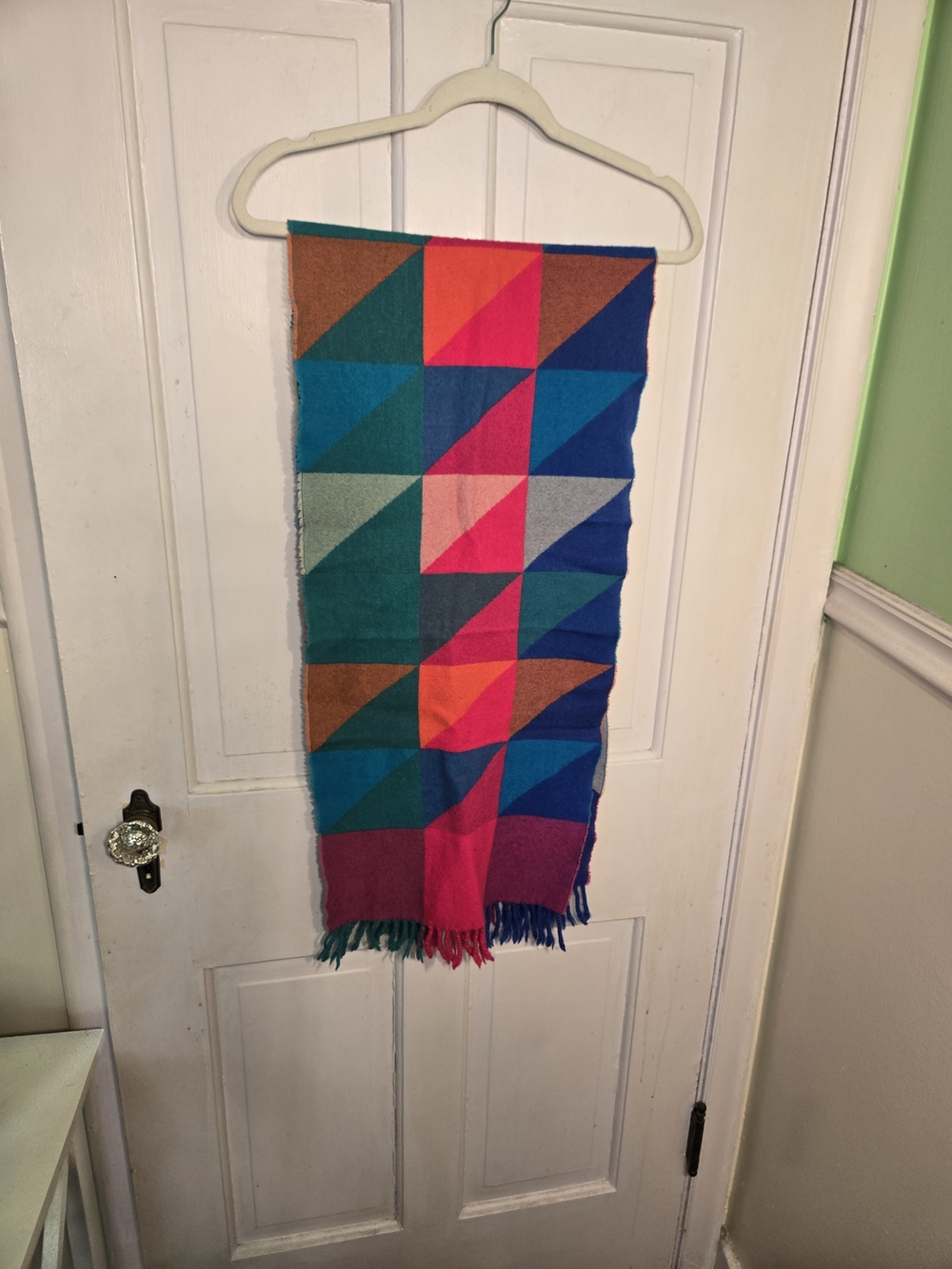 Geometric Colorblock Bath Towel - Multicolor